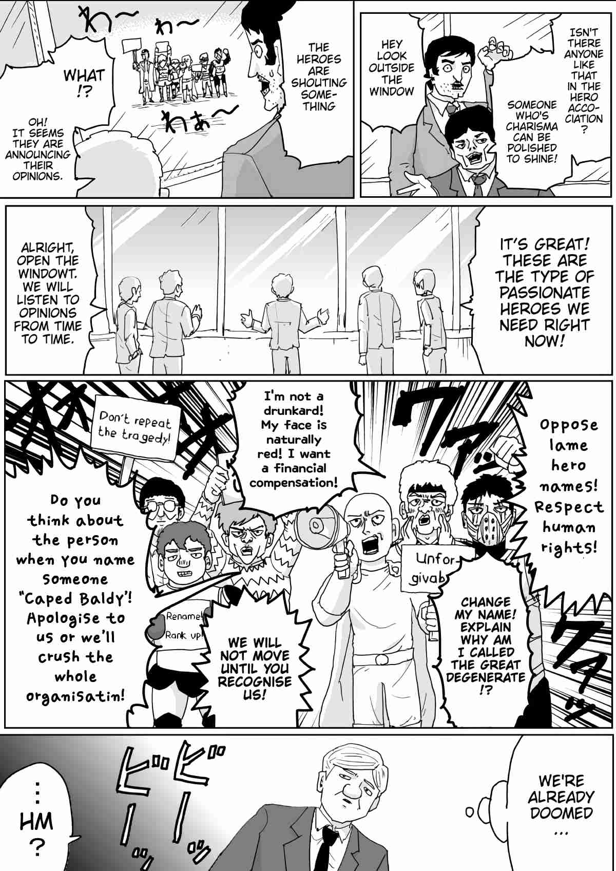 One Punch Man (Webcomic/Original) Ch. 128