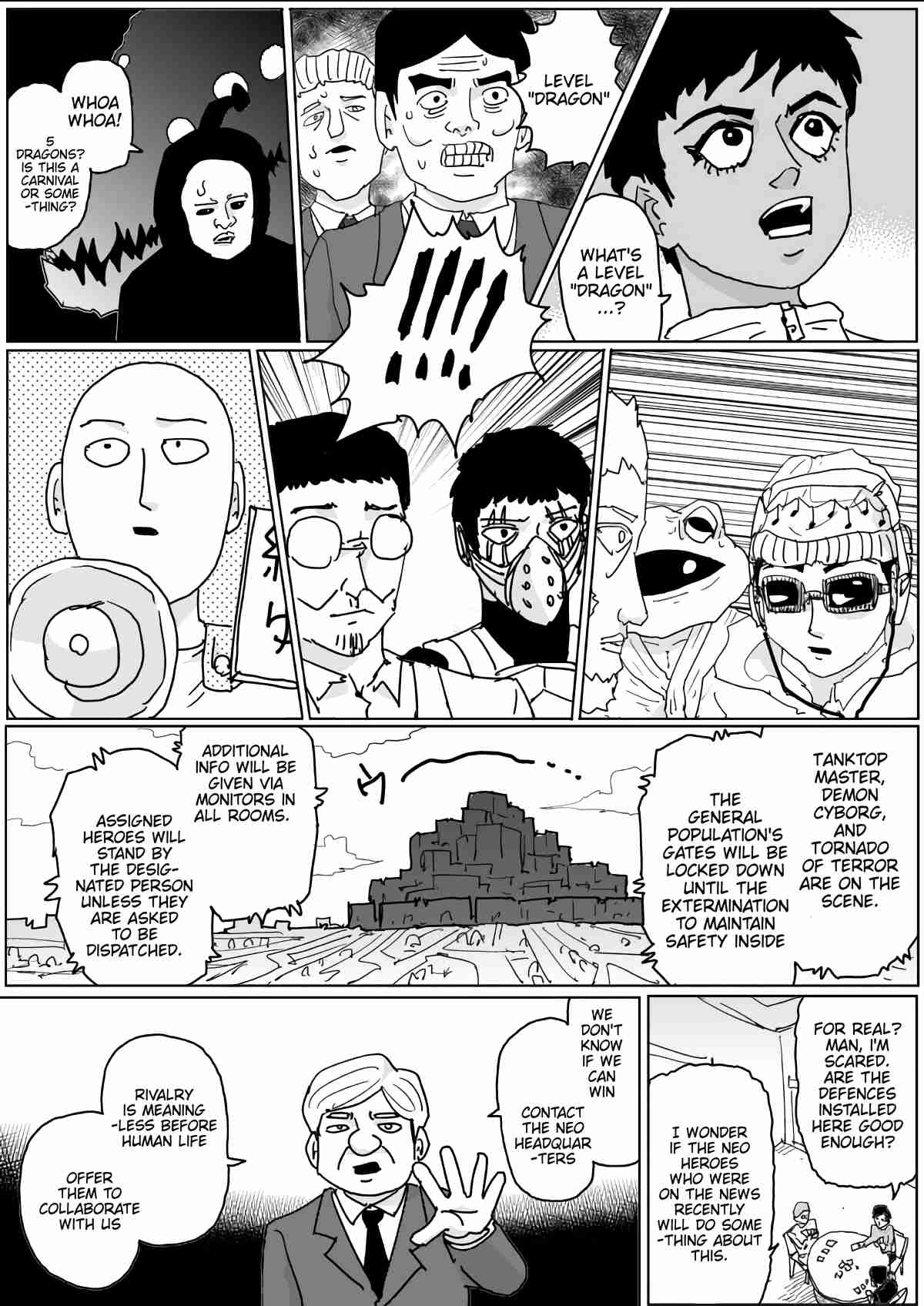 One Punch Man (Webcomic/Original) Ch. 128