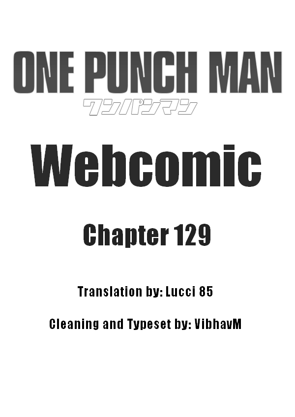 One Punch Man (Webcomic/Original) Ch. 129