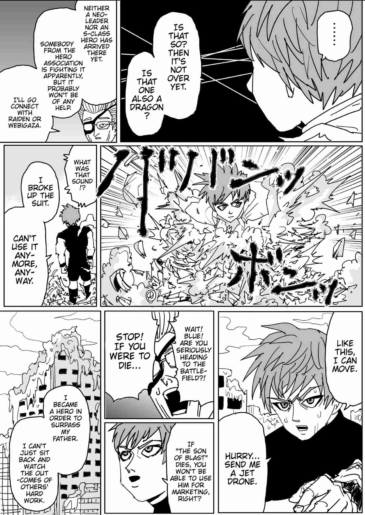 One Punch Man (Webcomic/Original) Ch. 129