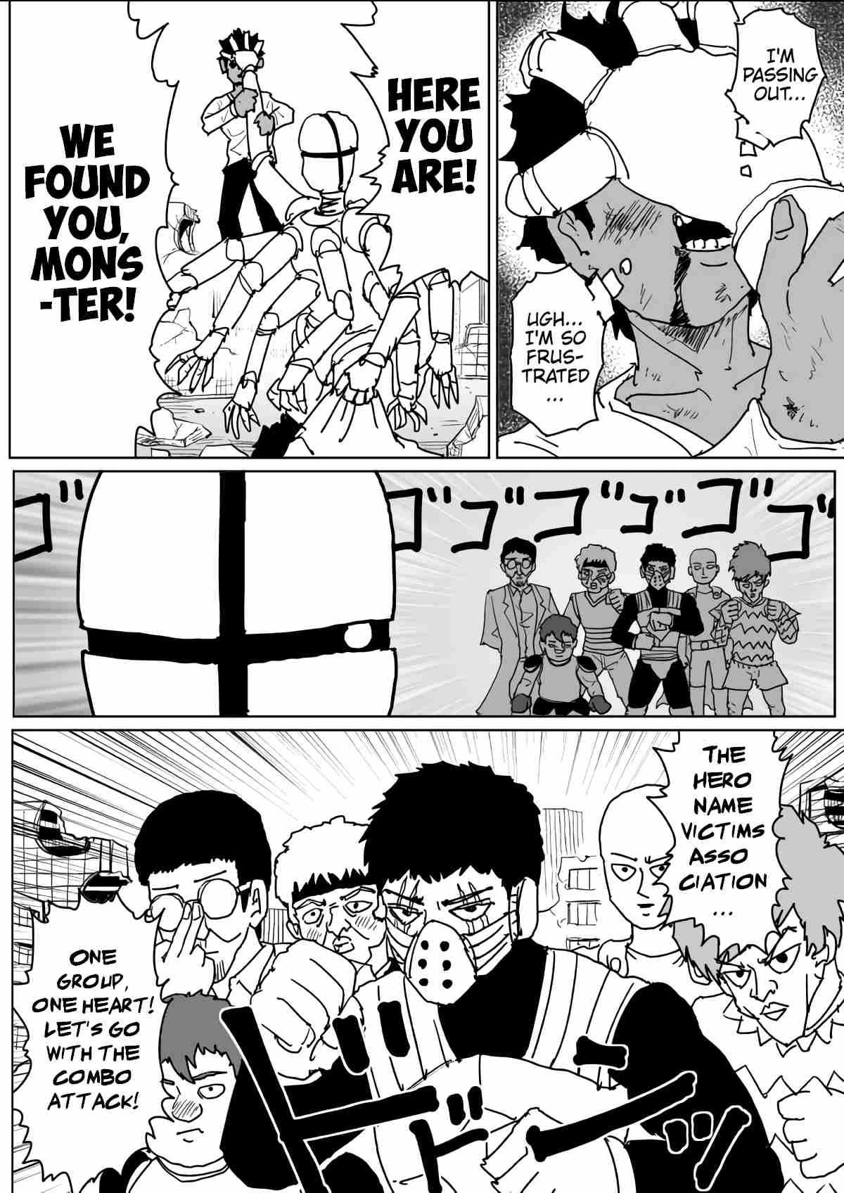 One Punch Man (Webcomic/Original) Ch. 129