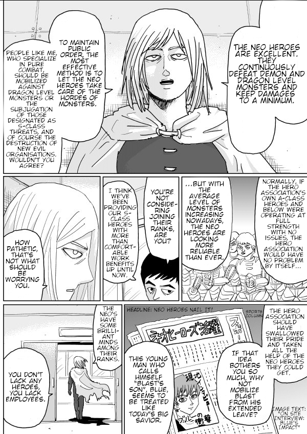 One Punch Man (Webcomic/Original) Ch. 130