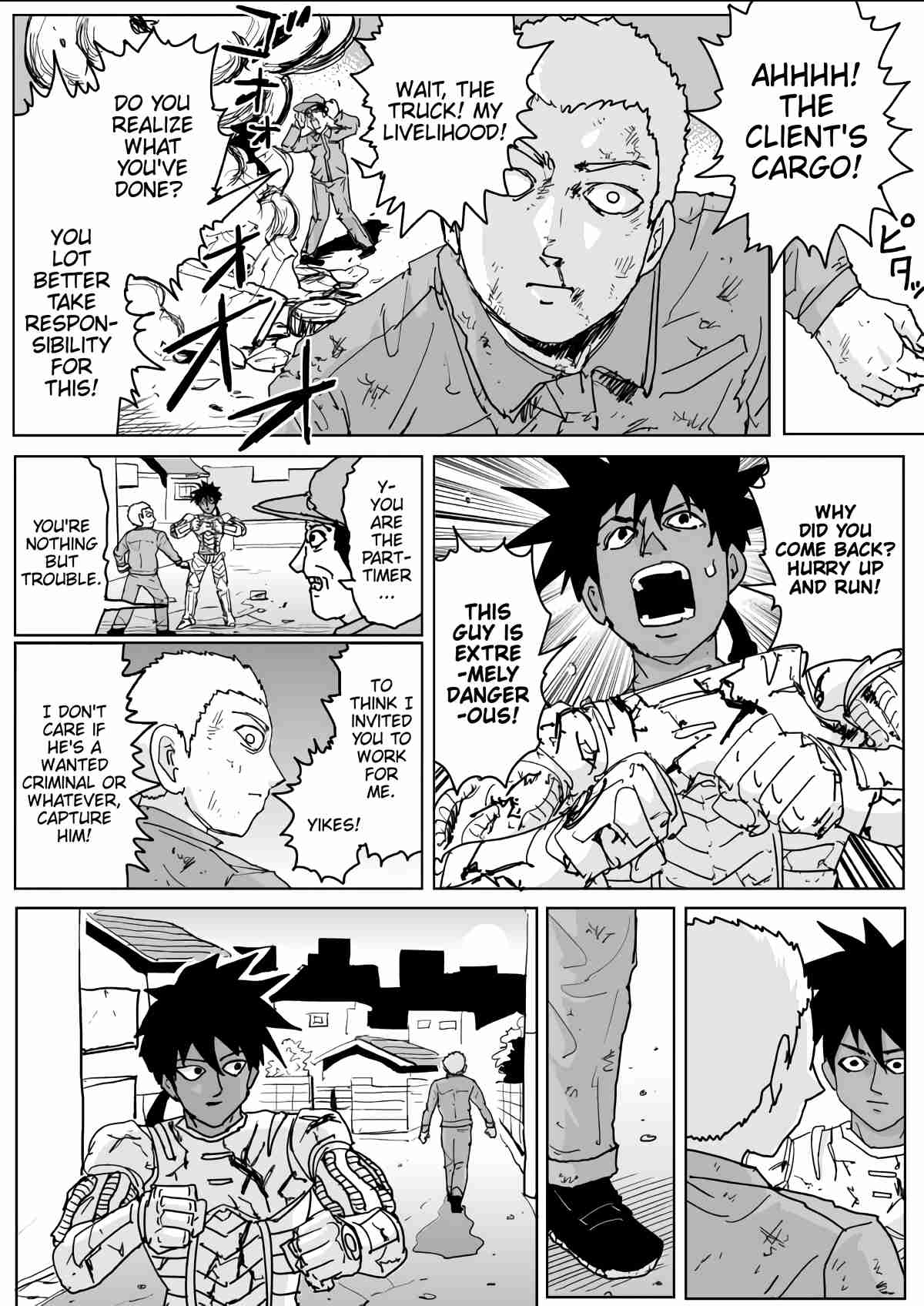 One Punch Man (Webcomic/Original) Ch. 133
