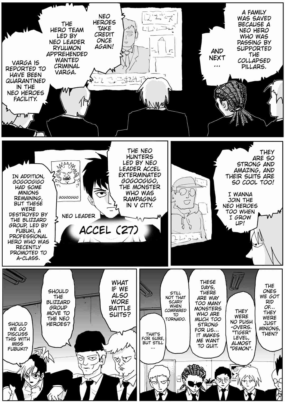 One Punch Man (Webcomic/Original) Ch. 134