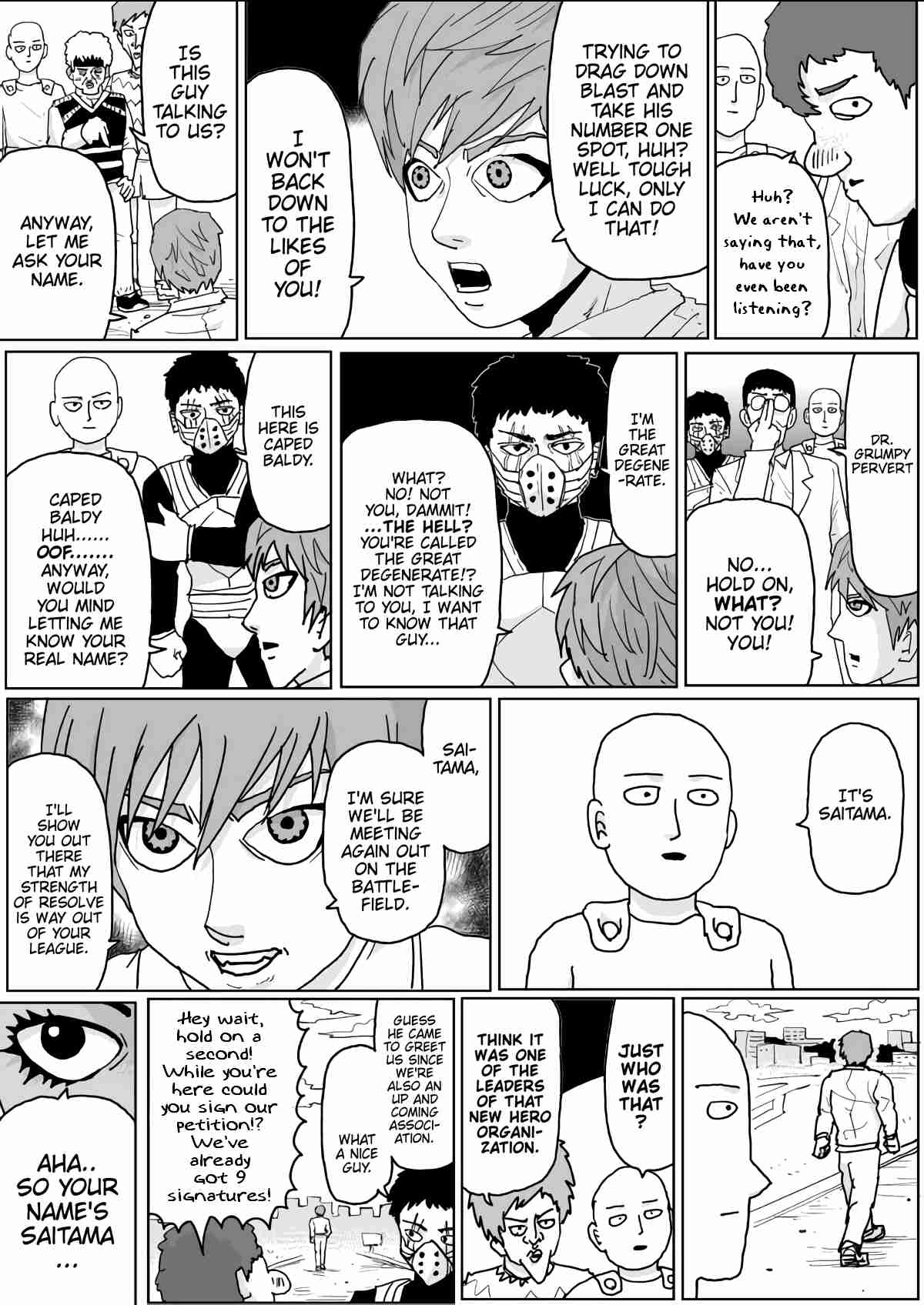 One Punch Man (Webcomic/Original) Ch. 134