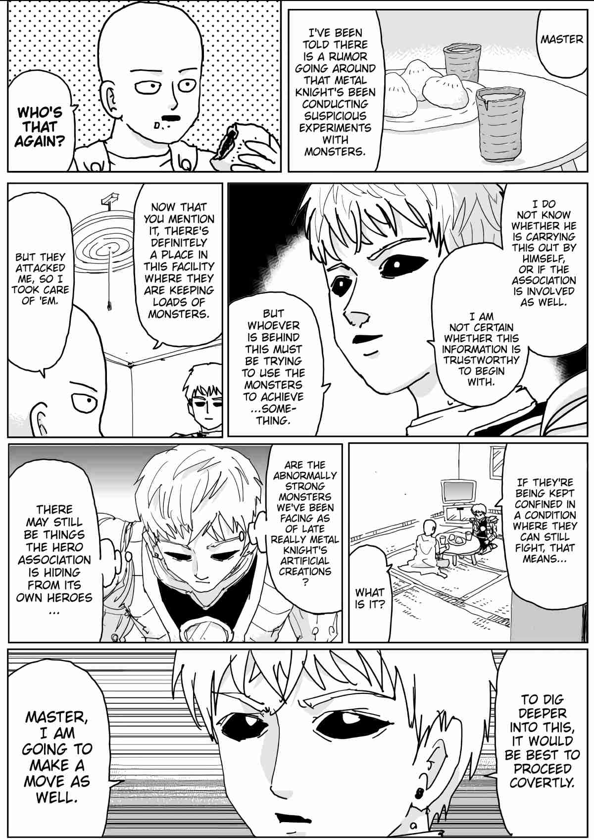 One Punch Man (Webcomic/Original) Ch. 134