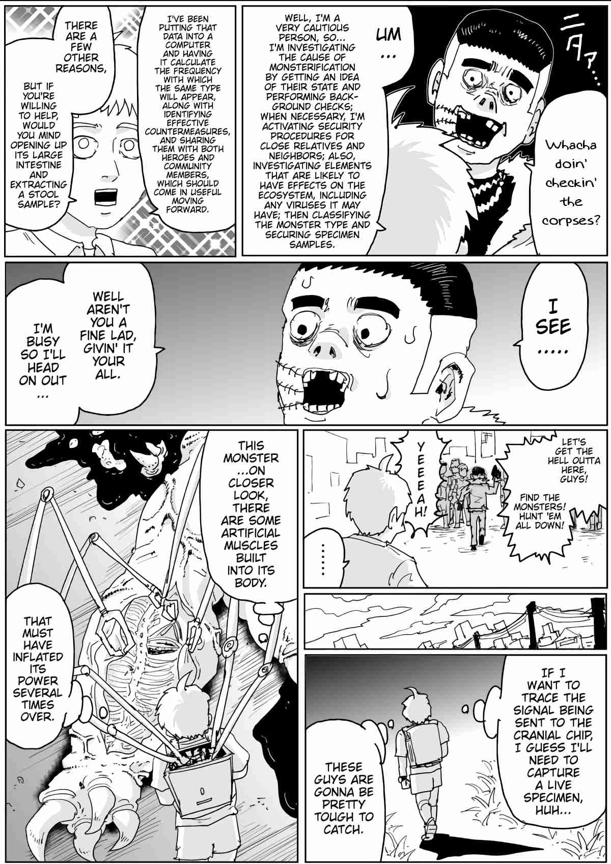 One Punch Man (Webcomic/Original) Ch. 135