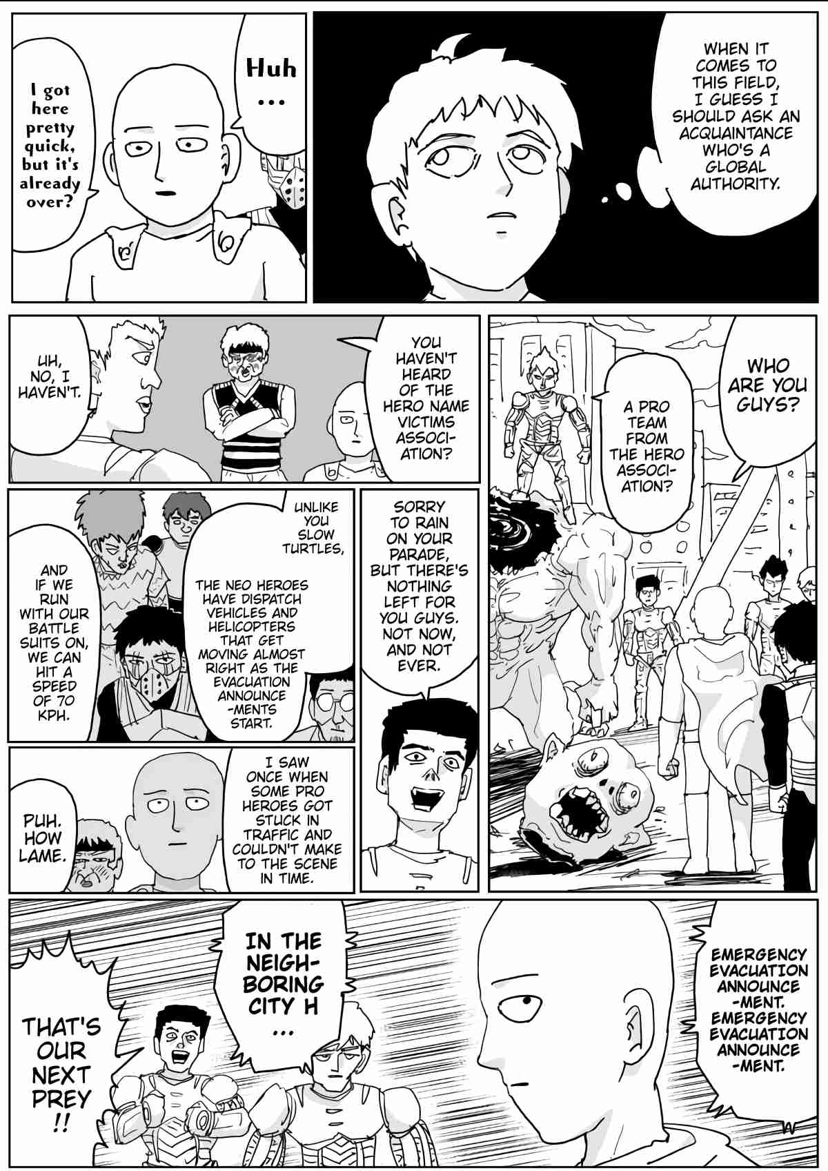 One Punch Man (Webcomic/Original) Ch. 135