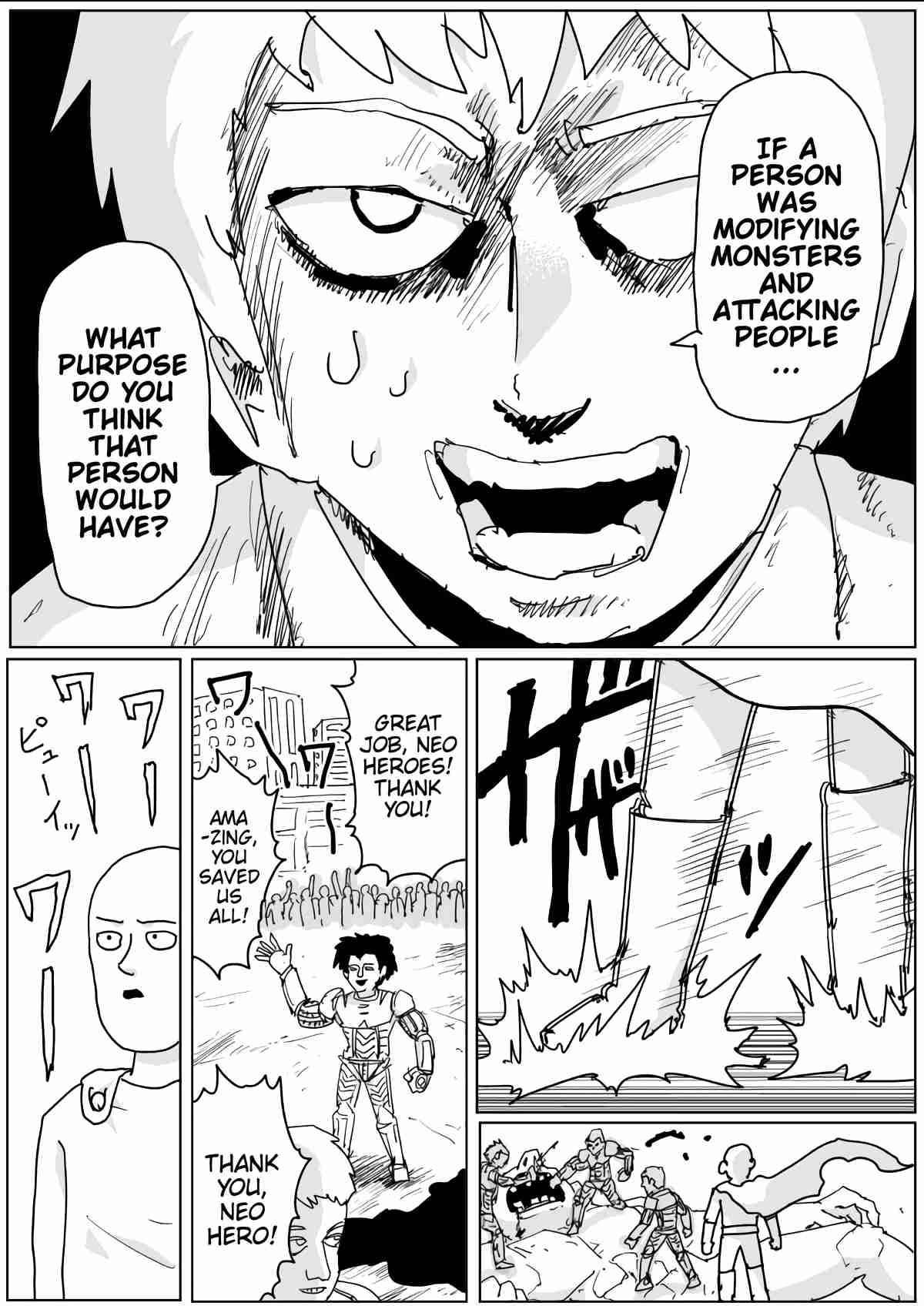 One Punch Man (Webcomic/Original) Ch. 135