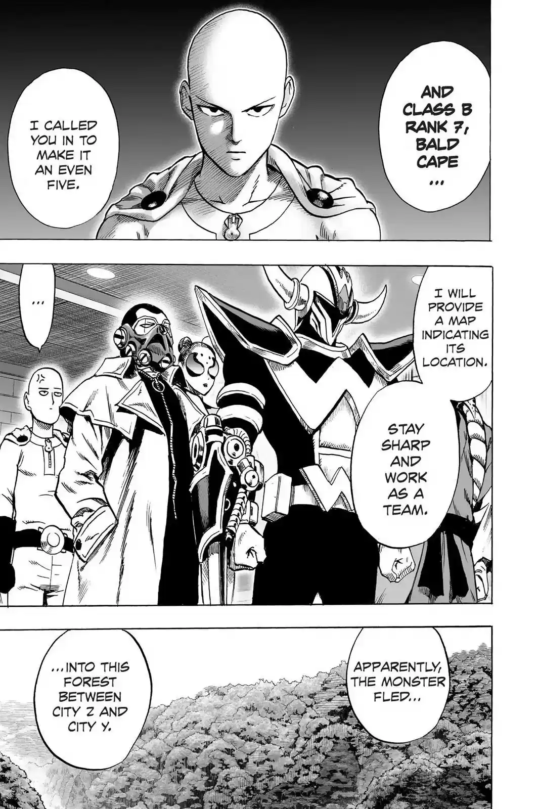 Onepunch-Man Chapter 61.5: Rangers