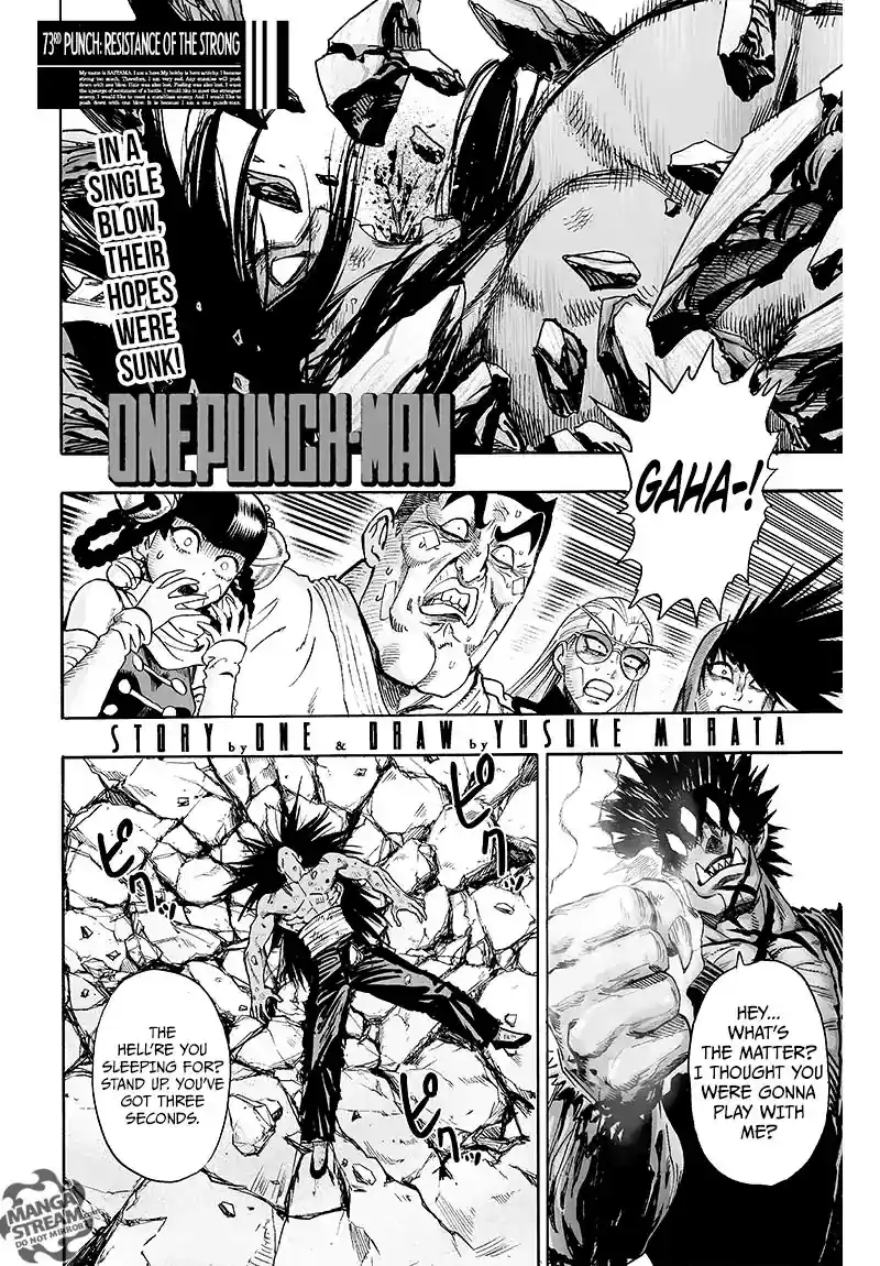 Onepunch-Man Chapter 73.1: Resistance Of The Strong