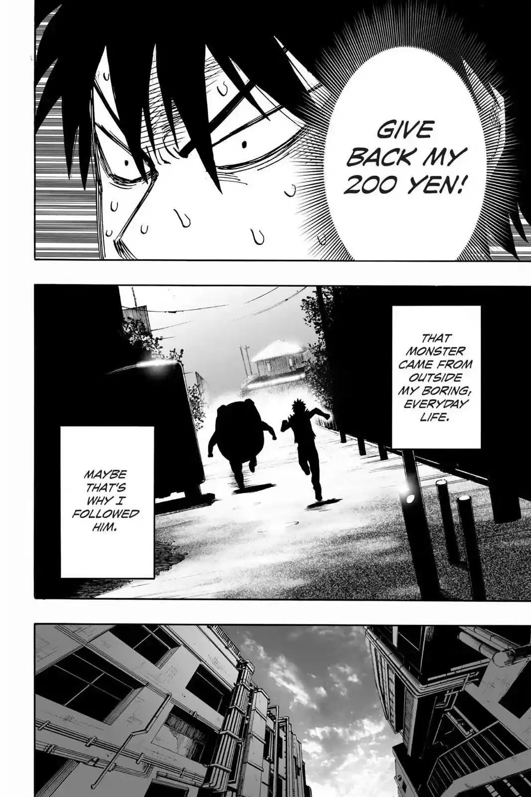 Onepunch-Man Chapter 8.5 : Extra Chapter: 200 Yen