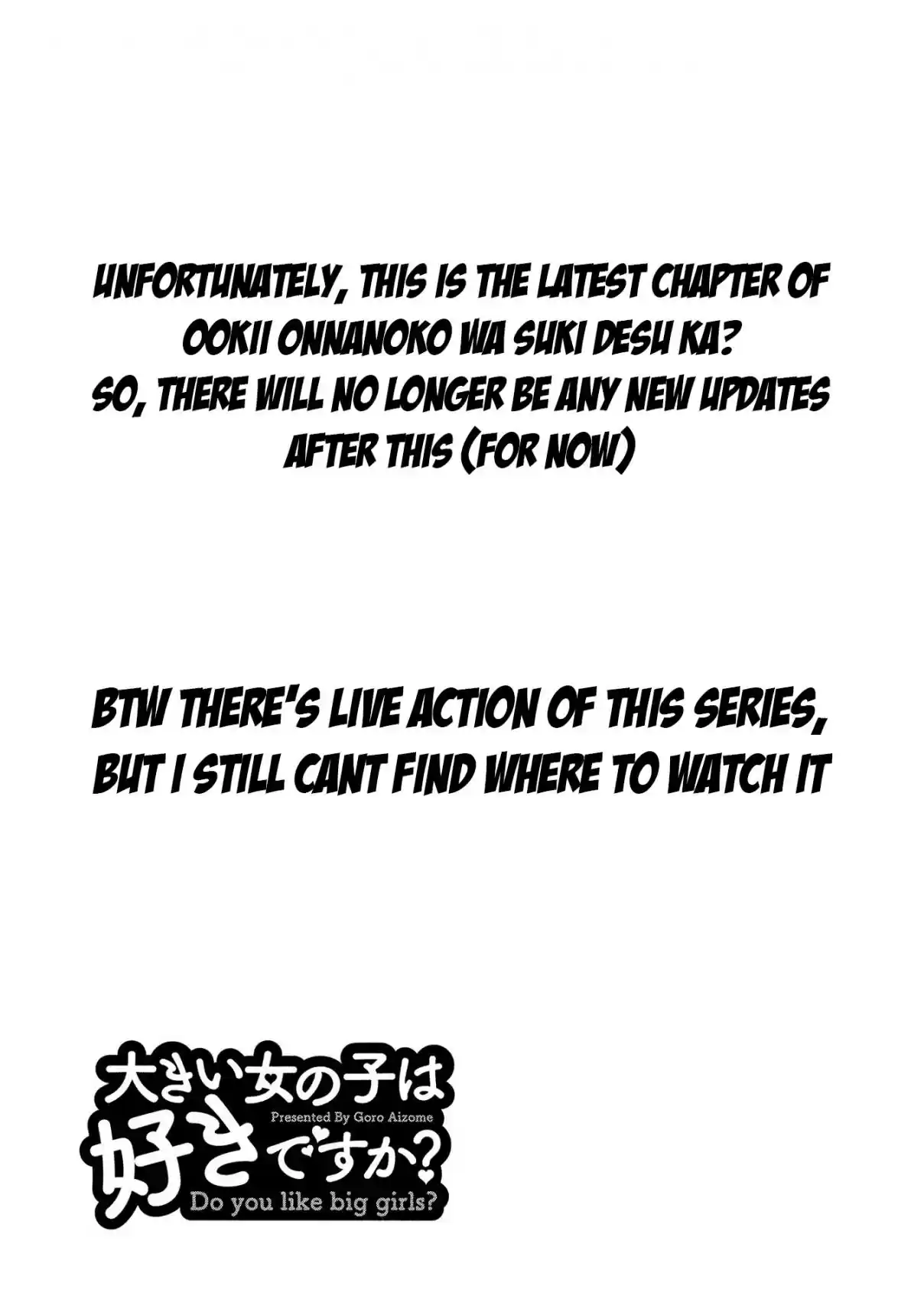 Ookii Onnanoko wa Suki Desu ka? 58 The Decisive Battle, And ...