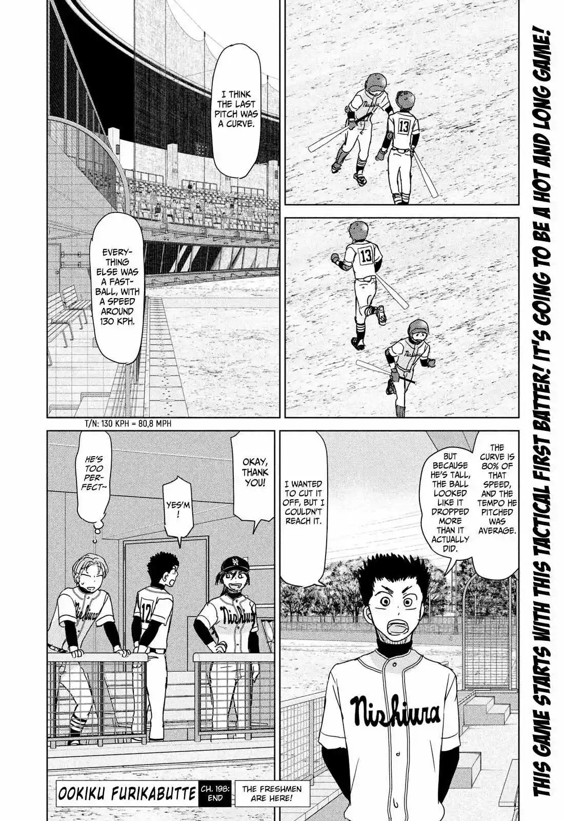 Ookiku Furikabutte Chapter 198