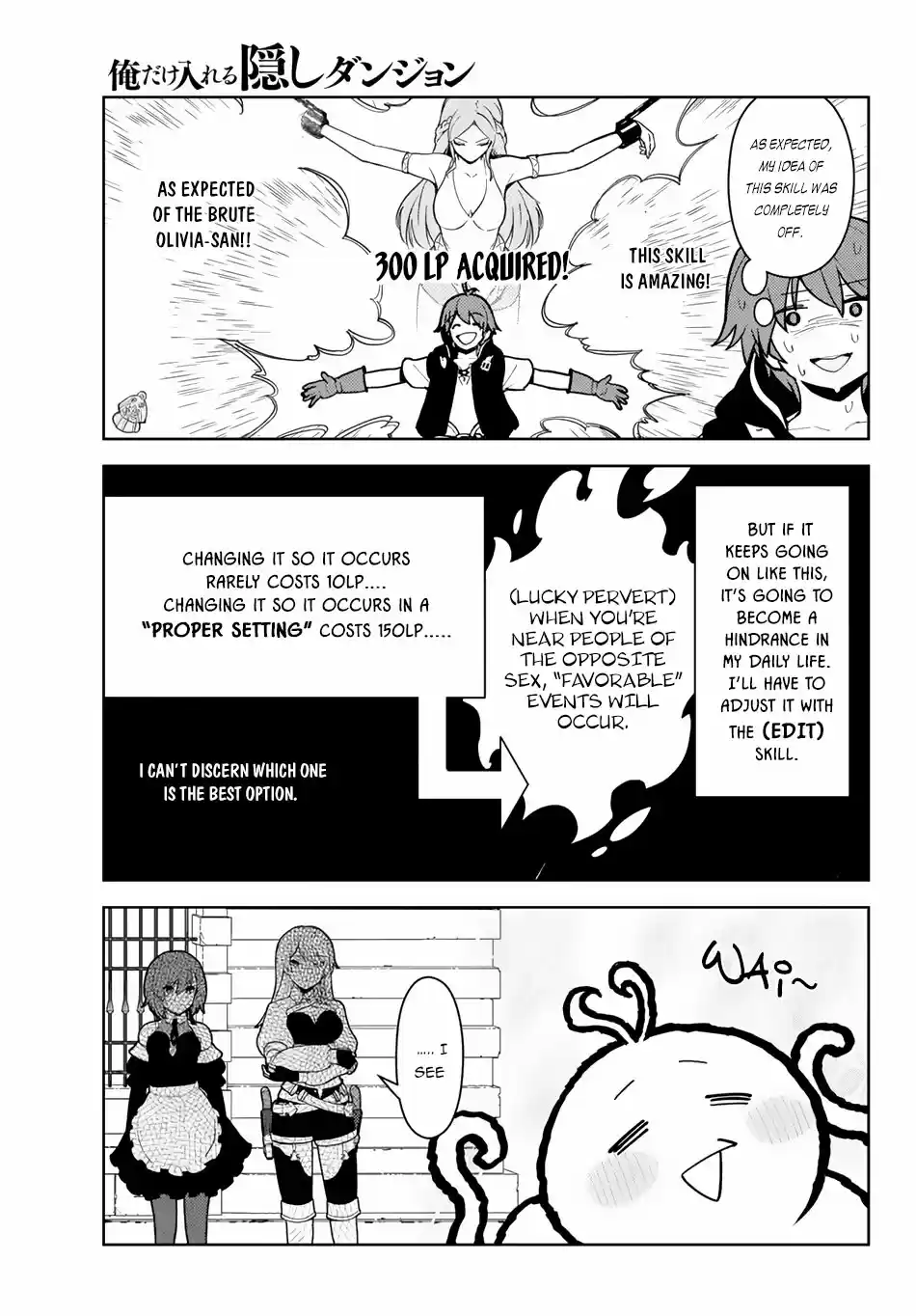 Ore dake Haireru Kakushi Dungeon: Kossori Kitaete Sekai Saikyou Ch. 10