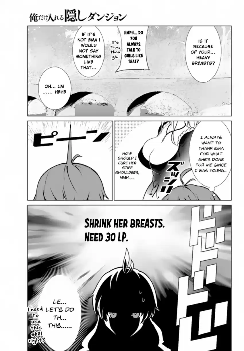 Ore dake Haireru Kakushi Dungeon: Kossori Kitaete Sekai Saikyou Ch. 3