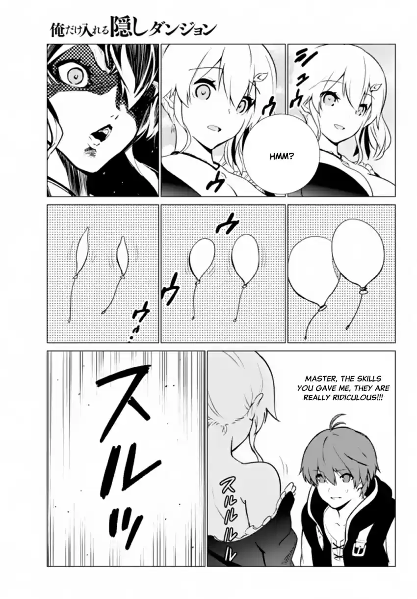 Ore dake Haireru Kakushi Dungeon: Kossori Kitaete Sekai Saikyou Ch. 3