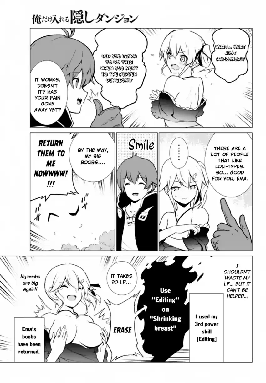 Ore dake Haireru Kakushi Dungeon: Kossori Kitaete Sekai Saikyou Ch. 3