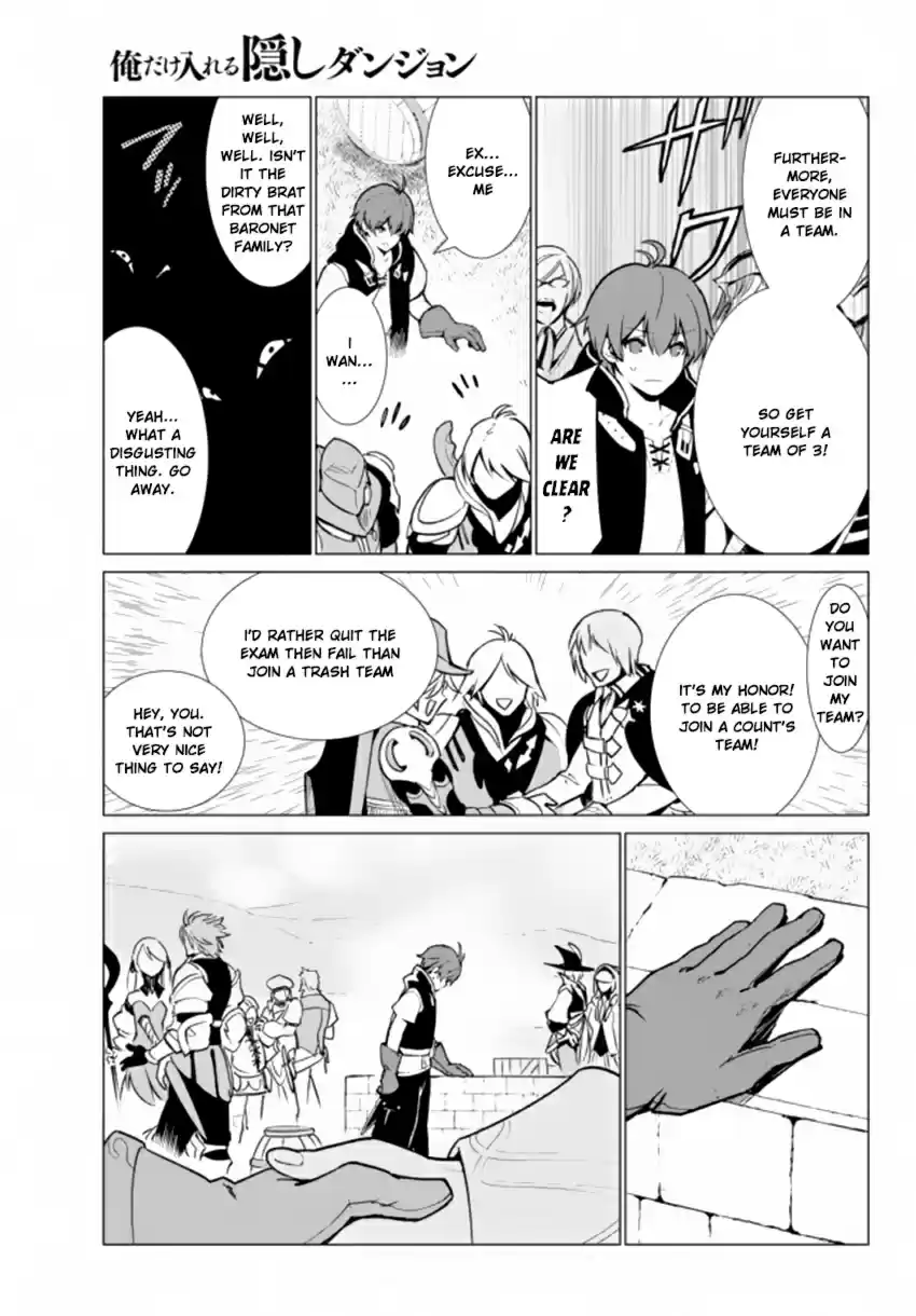 Ore dake Haireru Kakushi Dungeon: Kossori Kitaete Sekai Saikyou Ch. 3