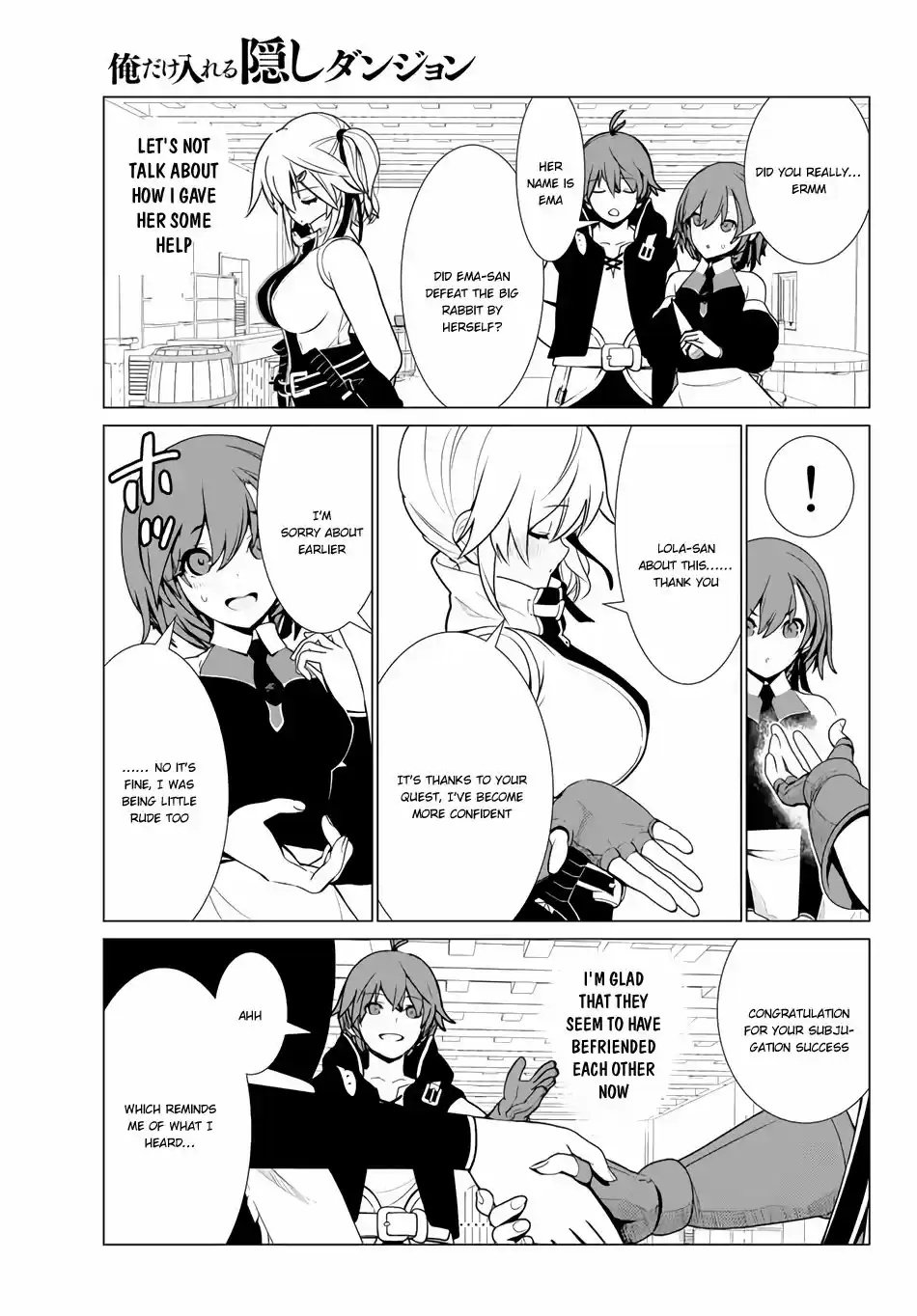 Ore dake Haireru Kakushi Dungeon: Kossori Kitaete Sekai Saikyou Ch. 7