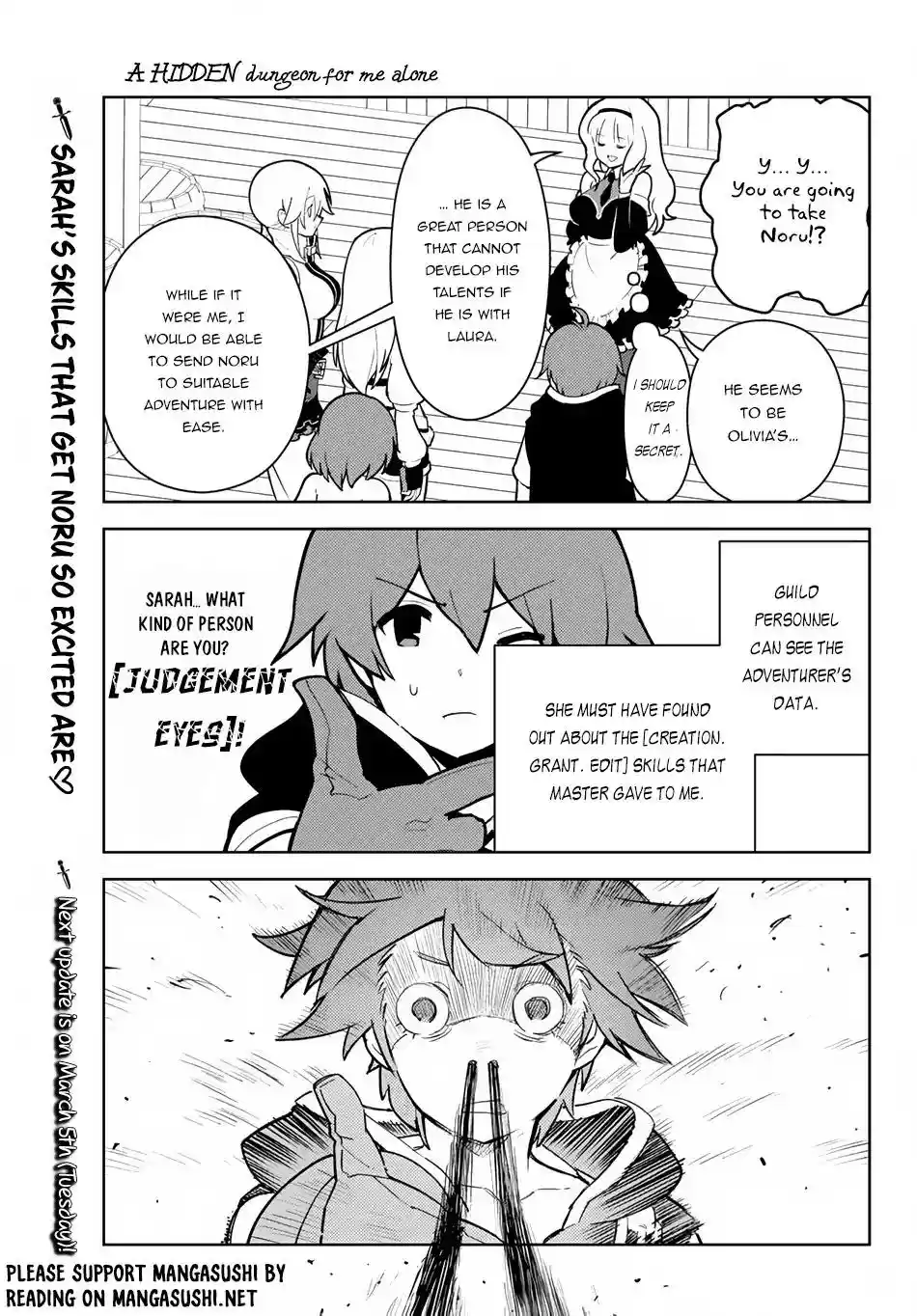 Ore dake Haireru Kakushi Dungeon: Kossori Kitaete Sekai Saikyou Chapter 17.1