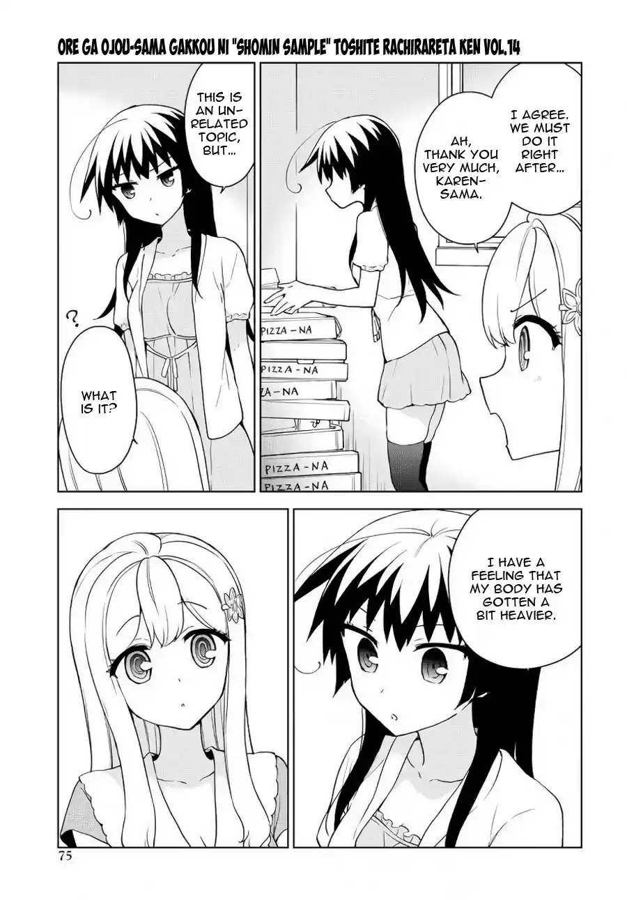 Ore ga Ojou sama Gakkou ni "Shomin Sample" Toshite Rachirareta Ken Vol. 14 Ch. 75 I'm still dressed down there!!