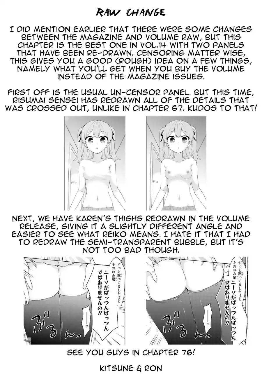 Ore ga Ojou sama Gakkou ni "Shomin Sample" Toshite Rachirareta Ken Vol. 14 Ch. 75 I'm still dressed down there!!