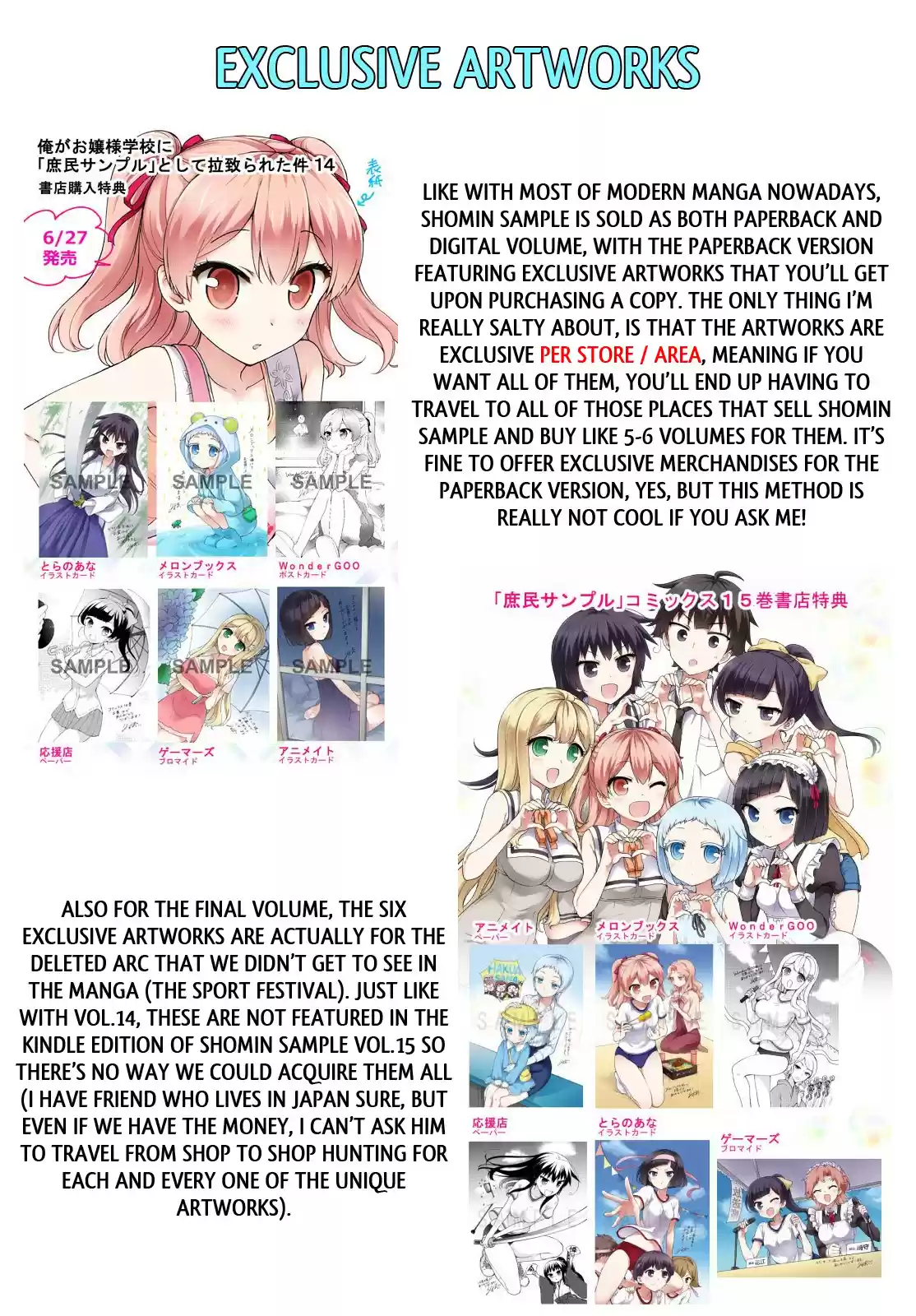 Ore ga Ojou sama Gakkou ni "Shomin Sample" Toshite Rachirareta Ken Vol. 15 Ch. 81.5 Extra Chapter