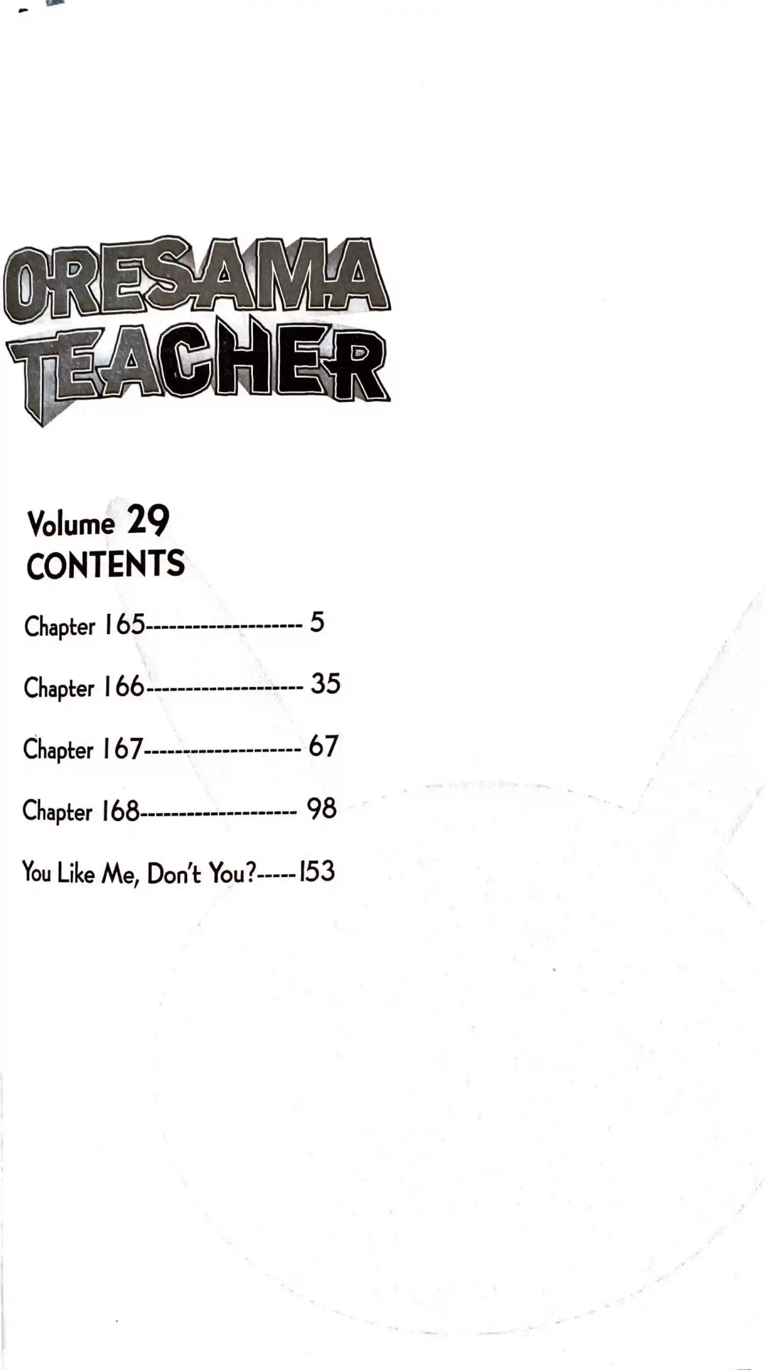 Oresama Teacher Chapter 165