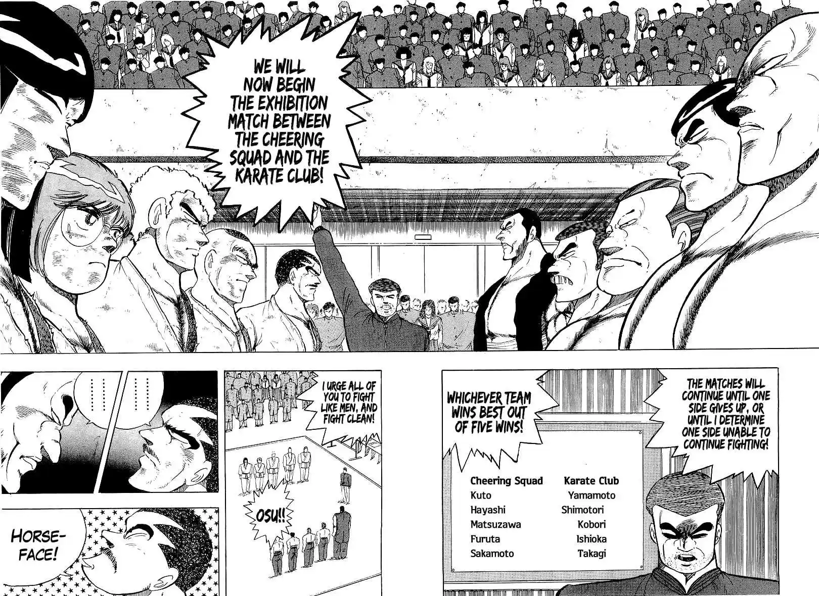 Osu!! Karate Bu Vol.16 Ch.165