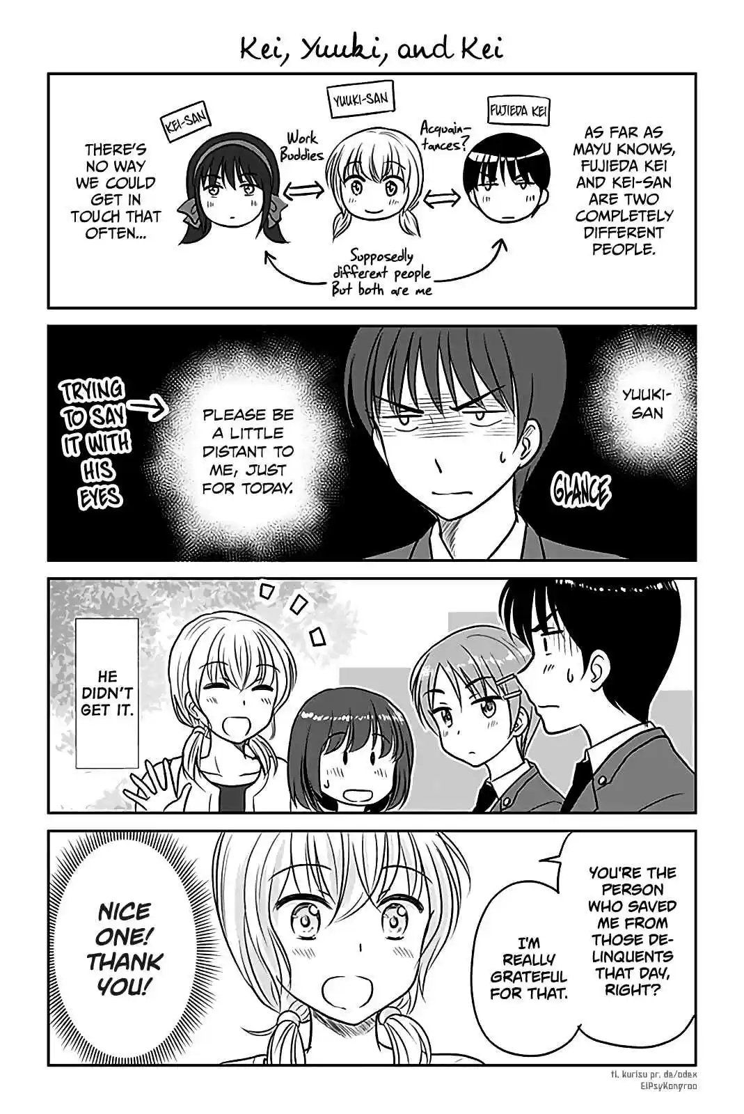 Otome Danshi ni Koisuru Otome Vol. 3 Ch. 314 Kei, Yuuki, and Kei