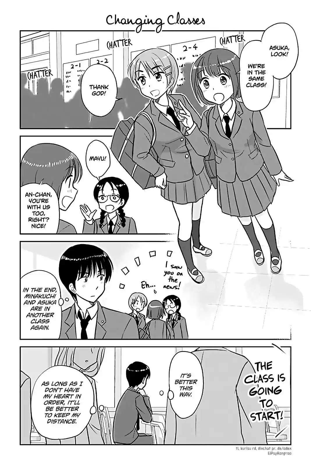 Otome Danshi ni Koisuru Otome Vol. 3 Ch. 316 Changing Classes