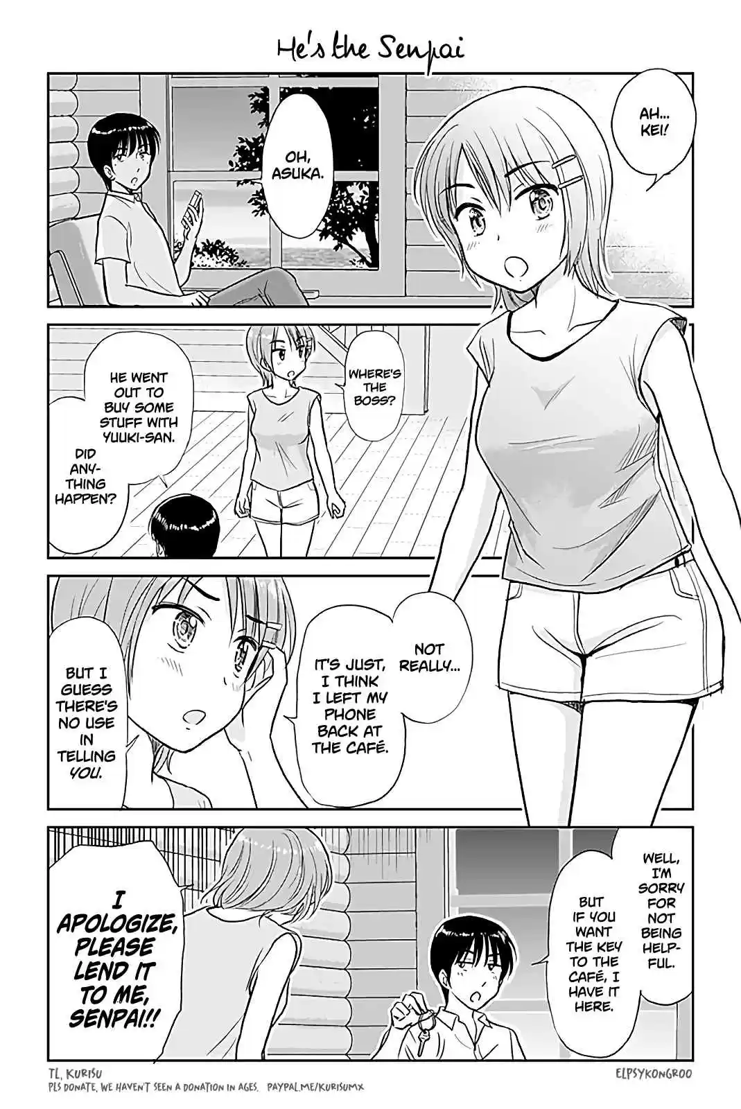 Otome Danshi ni Koisuru Otome Vol. 4 Ch. 408 He's the Senpai