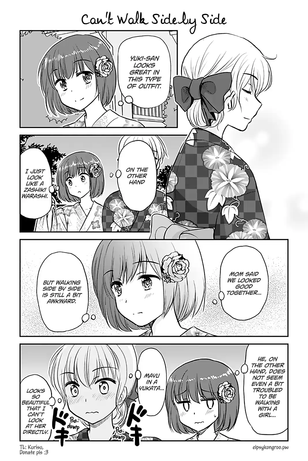 Otome Danshi ni Koisuru Otome Vol. 4 Ch. 460 Can't Walk Side by Side