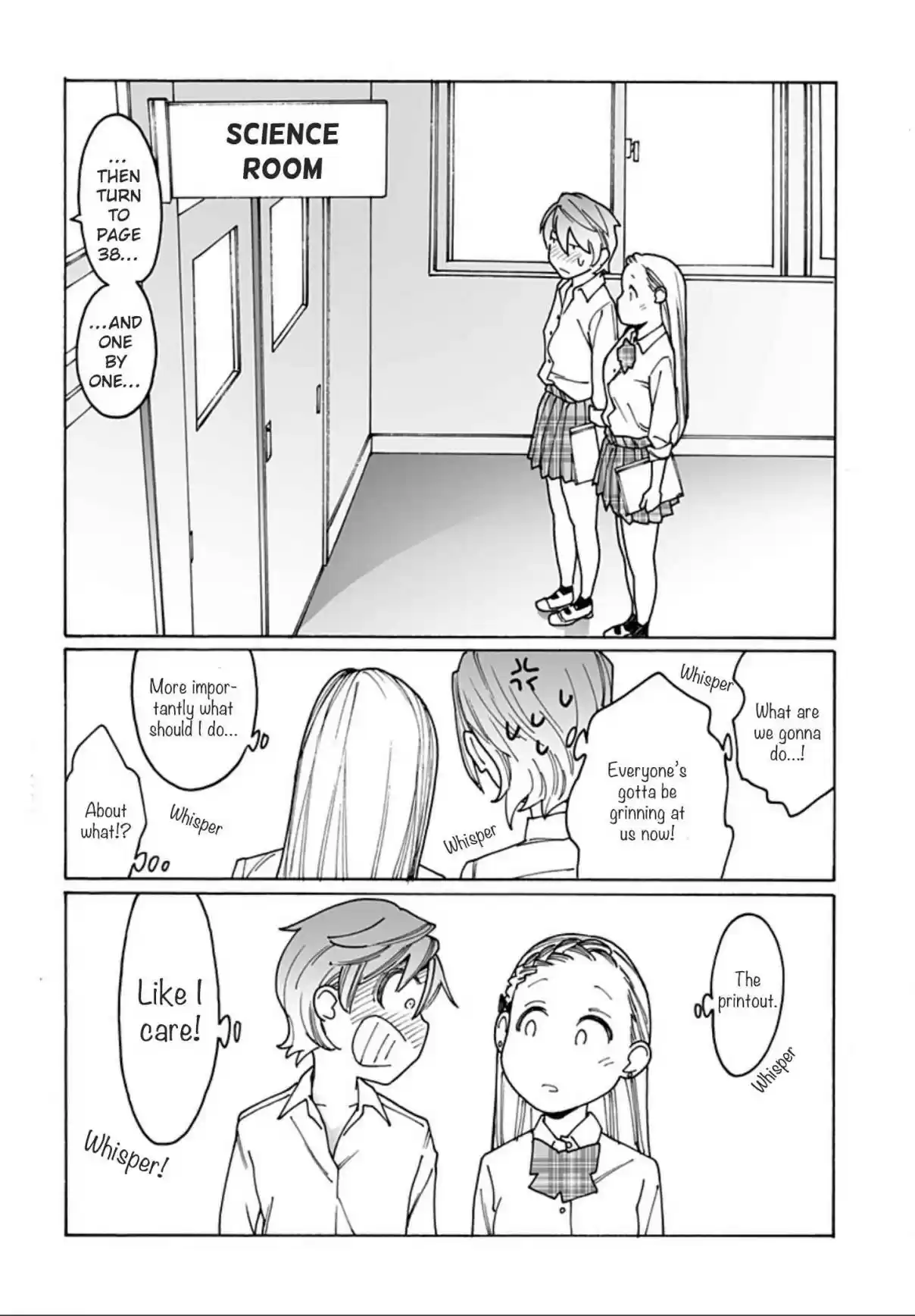 Otome no Teikoku 237 In the Vacant Classroom / Blowing a Kiss as Thanks