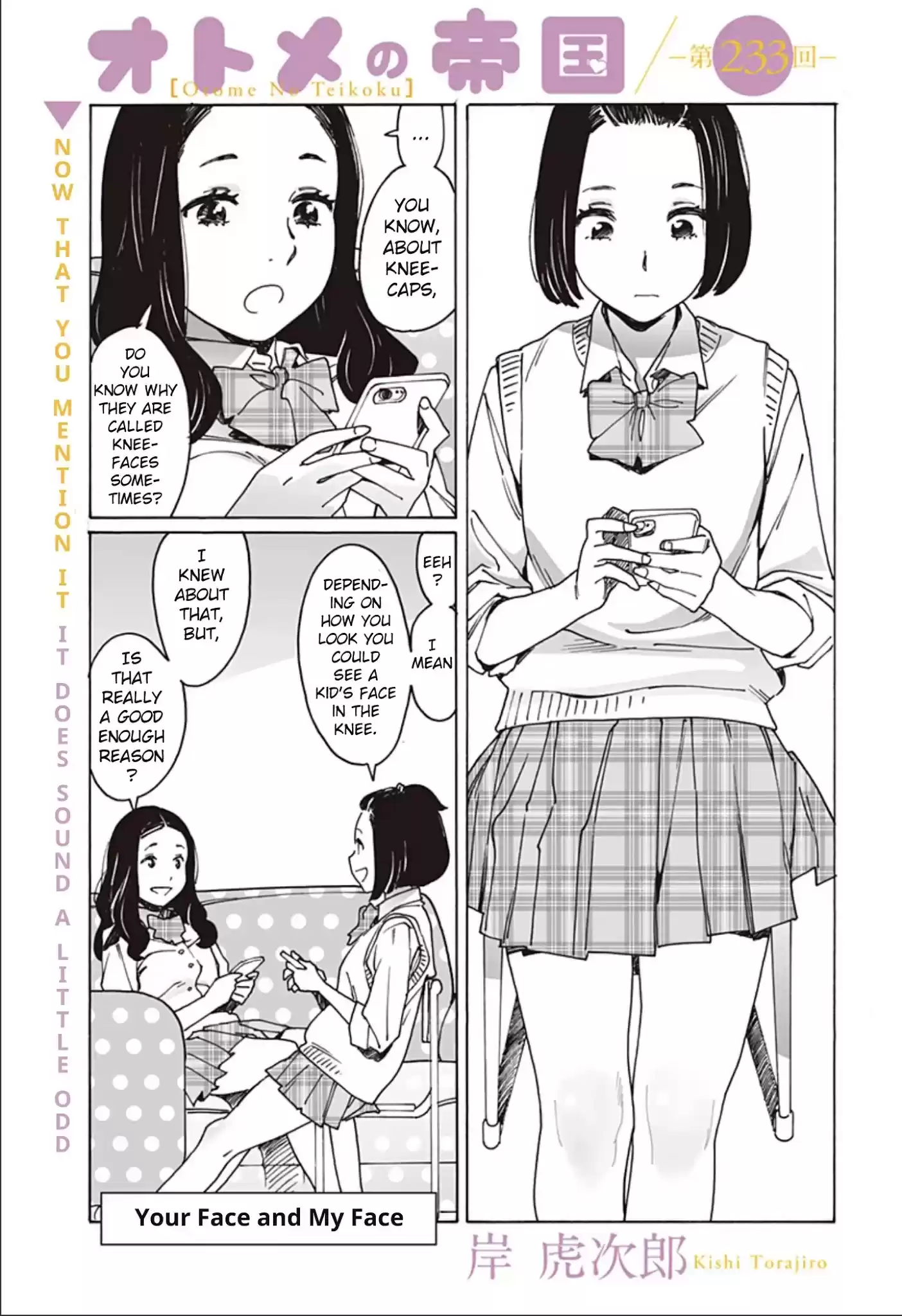 Otome No Teikoku Chapter 233: Your Face And My Face