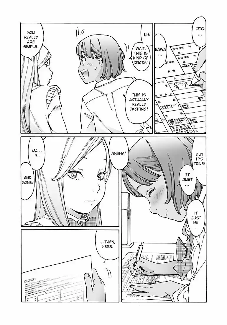 Otome no Teikoku Vol. 10 Ch. 134 Nao and the Movie Taking Function / Let's Fill Marriage Registration Forms Together