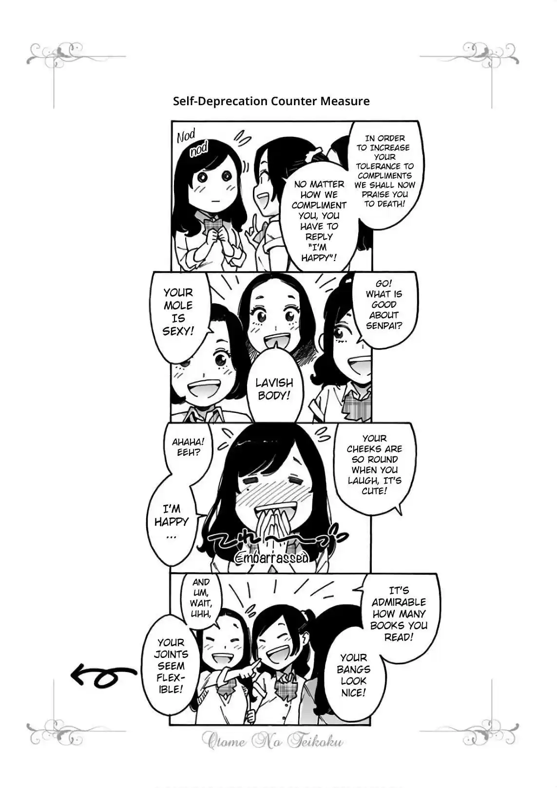 Otome no Teikoku Vol. 14 Ch. 181 Self deprecation prohibited / Self deprecation countermeasure course