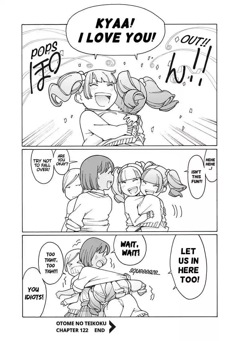 Otome no Teikoku Vol. 9 Ch. 122 The Battle in the Library! / High School Girls in a Two Person Haori