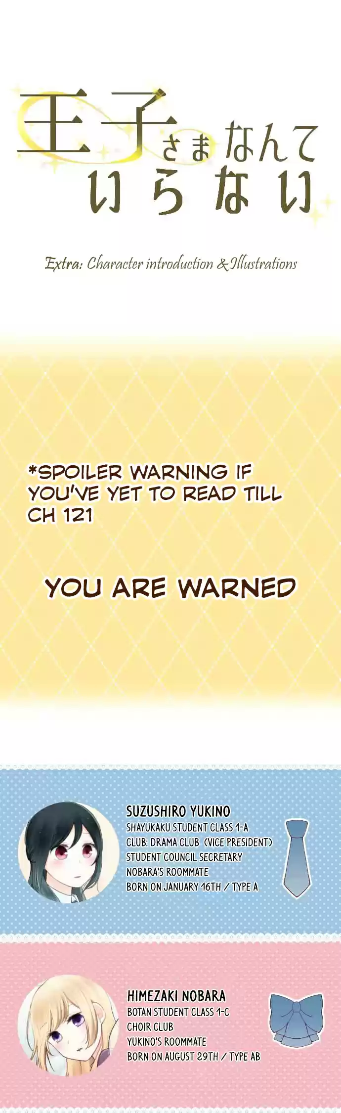 Ouji sama Nante Iranai Ch. 121.5