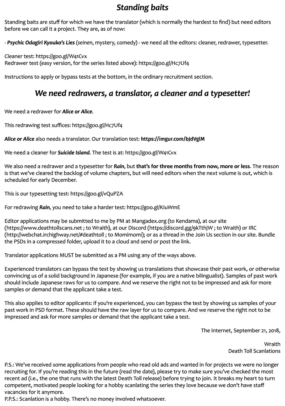 Ouroboros Vol. 20 Ch. 114 Separation