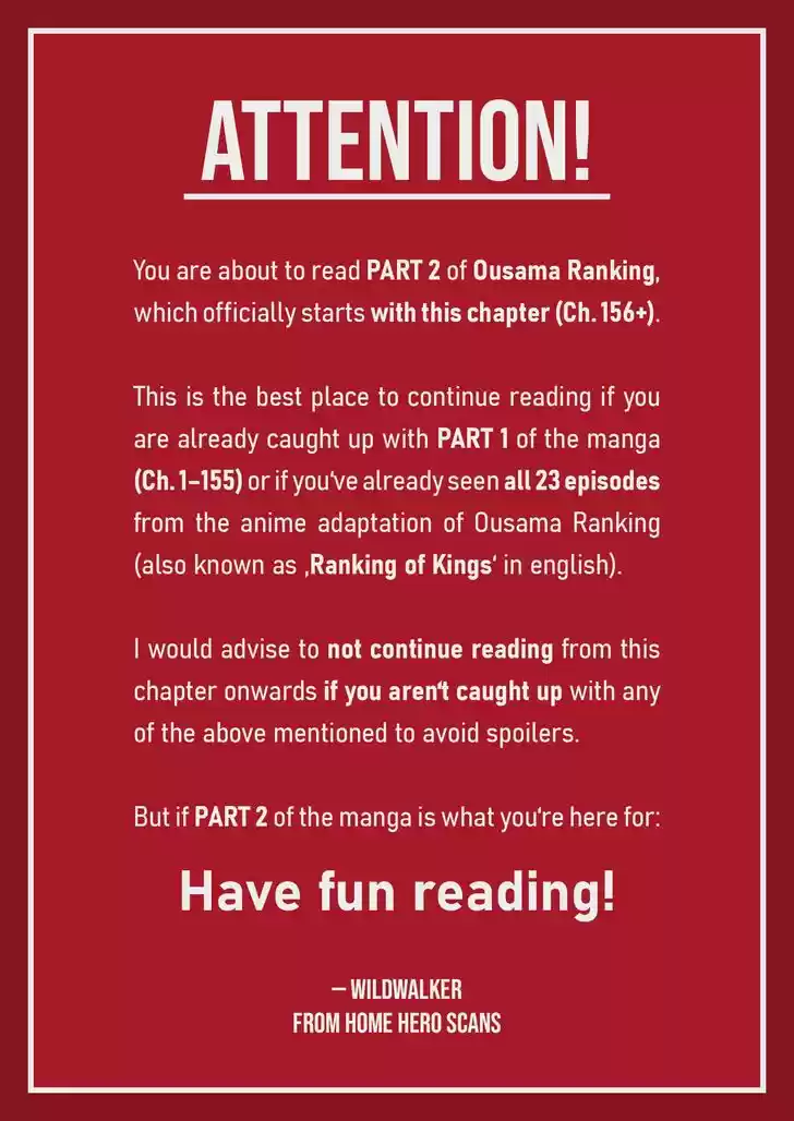 Ousama Ranking Vol.13 Ch.156