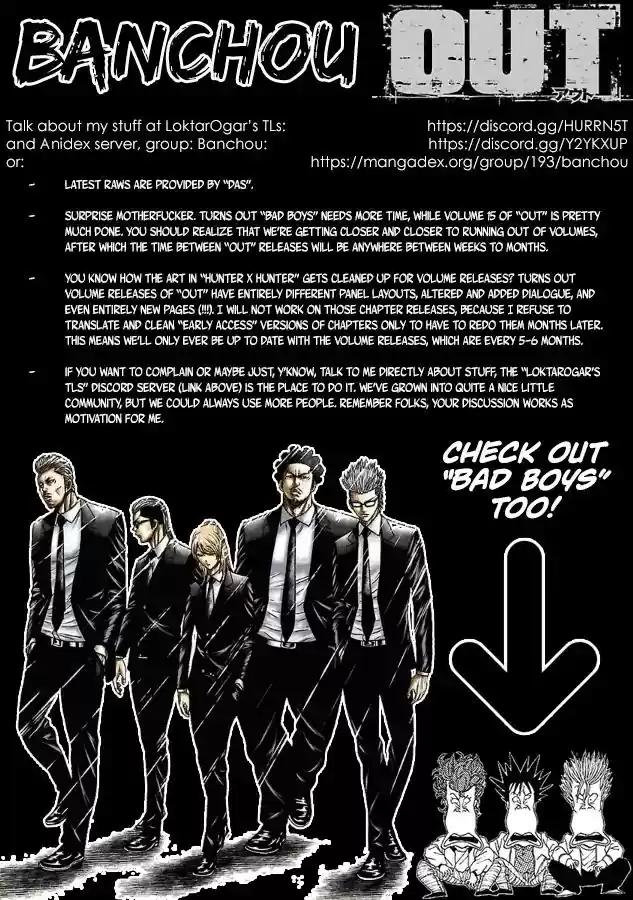 Out (MIZUTA Makoto) Vol.15 Chapter 133