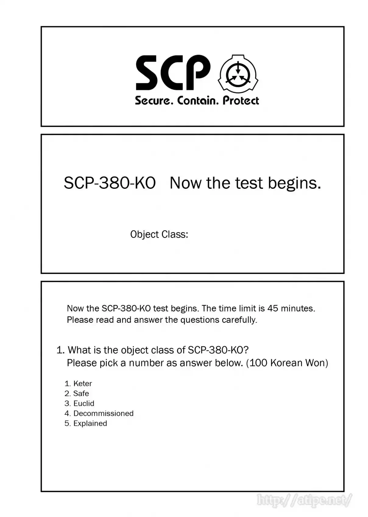 Oversimplified SCP Ch. 62 SCP 380 KO