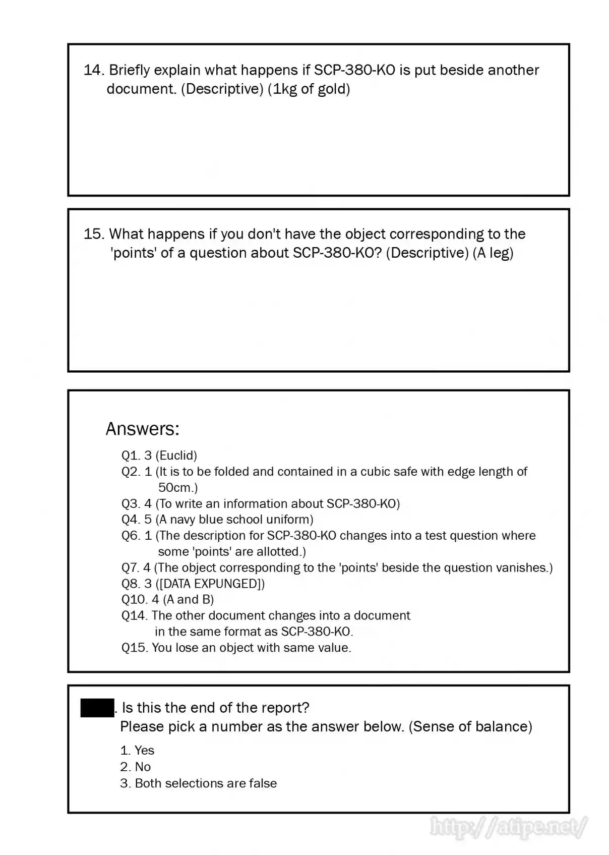 Oversimplified SCP Ch. 62 SCP 380 KO