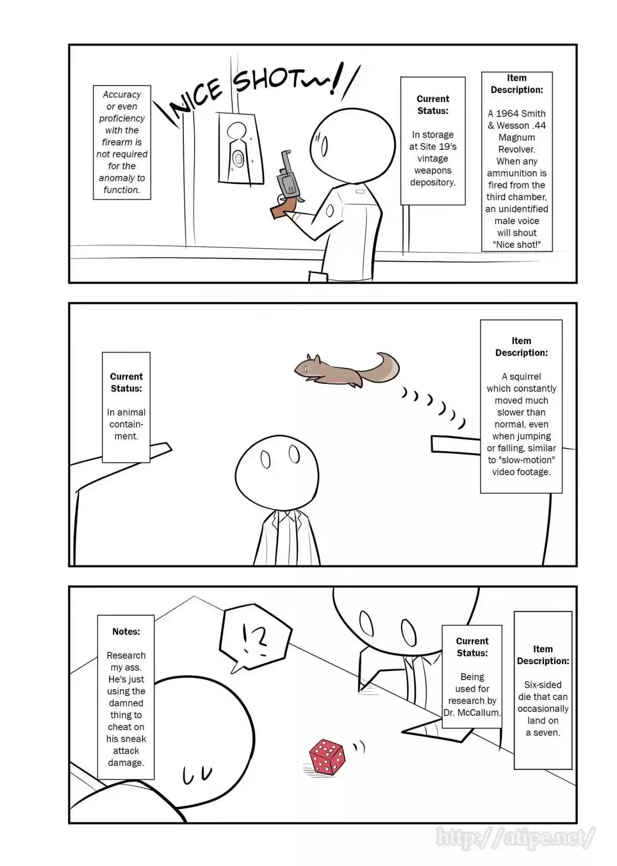 Oversimplified SCP Ch. 77 Log Of Anomalous Items