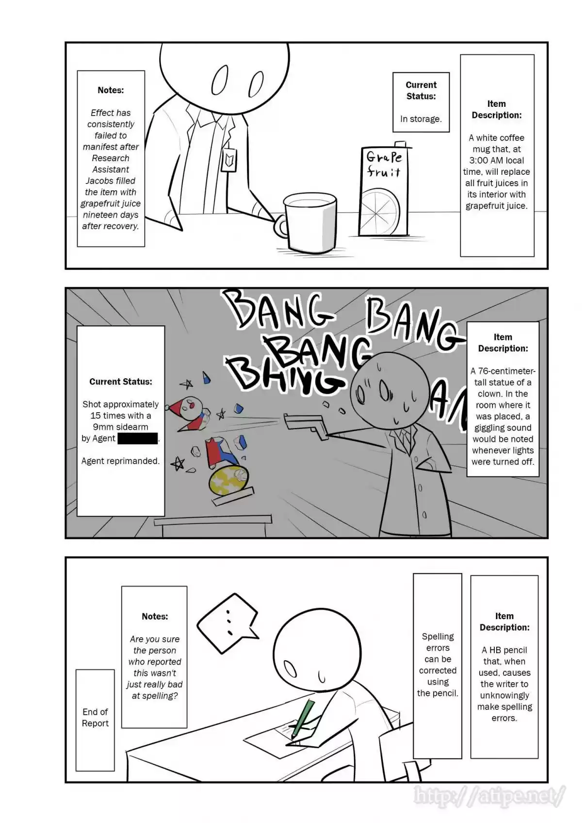 Oversimplified SCP Ch. 77 Log Of Anomalous Items