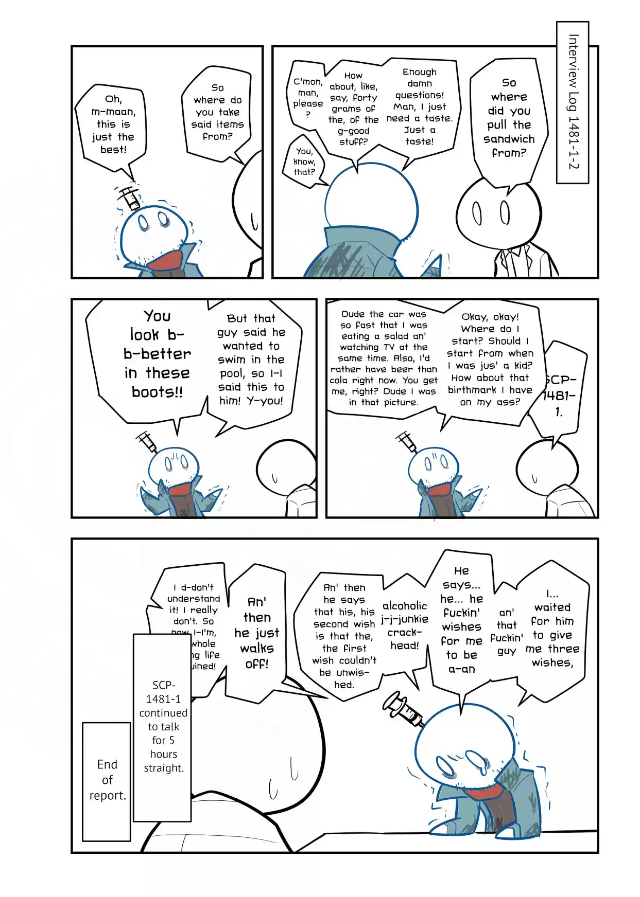 Oversimplified Scp Chapter 133: Scp-1481