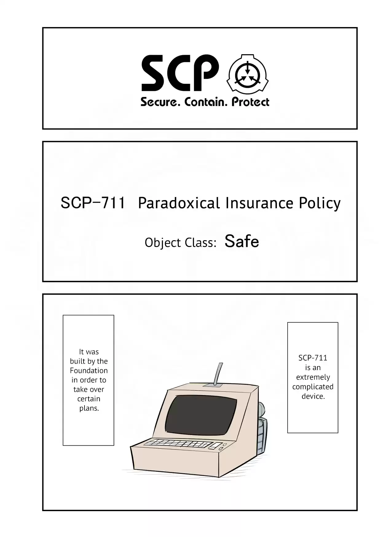 Oversimplified Scp Chapter 134: Scp-711
