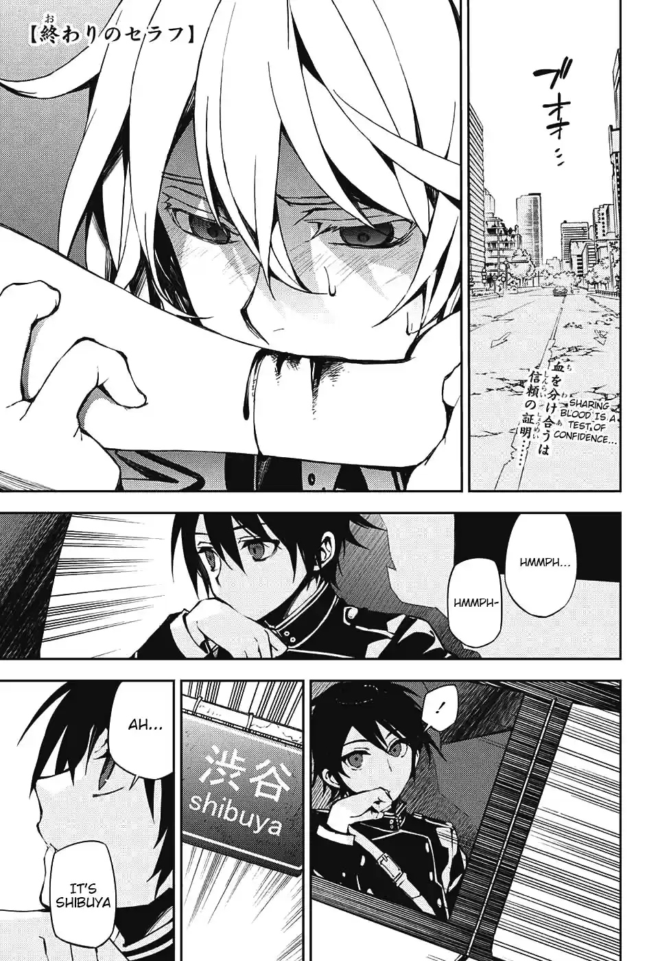Owari no Seraph Ch. 70 The Cause of a Subordinate
